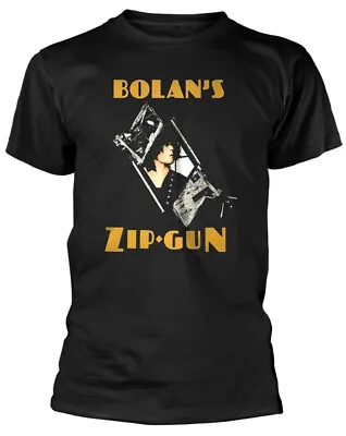 T.Rex Bolans Zip Gun Black T-Shirt OFFICIAL • $12.62