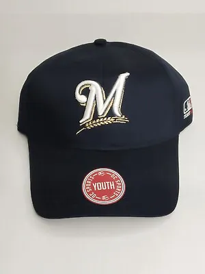  Vintage OC Sports Milwaukee Brewers MLB Baseball Snapback Hat Cap Youth New • $14.99