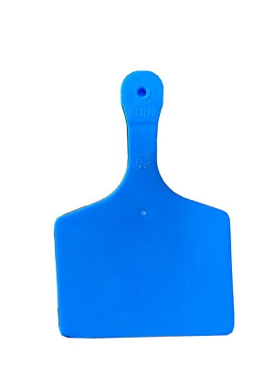 $50 • Buy ATag AllFlex Feedlot Ear Tags For Cattle ID Dark Blue 100 3x4.5”