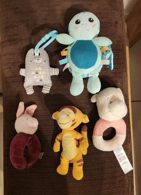 £6 • Buy Classic Winnie The Pooh, Piglet & Tigger Baby Toys Rattles. Plus Activity Turtle