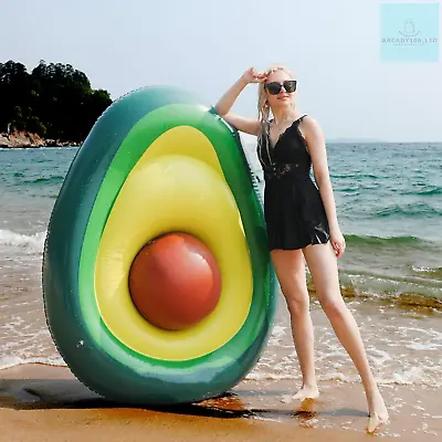 MiiDD Lilo Pool Inflatables Float AdultsInflatable Avocado Pool FloatGiant And • £24.40