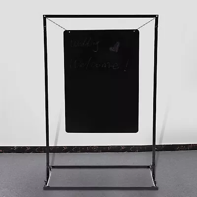 Black Poster Stand For Wedding Birthday Venue Decor Welcome Sign Arch Stand • $75.05