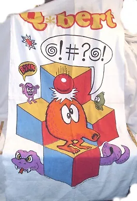 Qbert 1983 Video Game Character Beach Towel Unused • $34.99