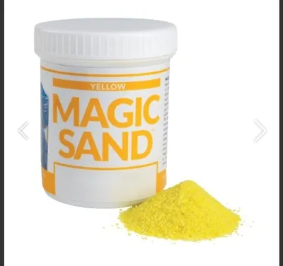 Steve Spangler Science Magic Sand Yellow 227 Grams (8 Oz) Hydrophobic Sand! • $1.99