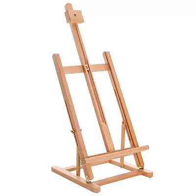 U.S. Art Supply 38  High Tabletop Wooden H-Frame Studio Easel Artist Adjustable • $39.99