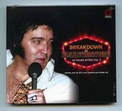 Rare Elvis Presley Double CD - Breakdown In Baltimore - Import - NEW~SEALED • $39.99