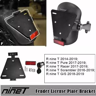 Rear Fender Mudguard + License Plate Holder Bracket For BMW R NINE T 2014-2019 • $102.99