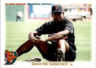 2000 El Paso Diablos Grandstand #25 Martin Sanchez Dominican Republic DR Card • $12.99