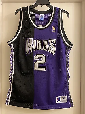 Mitch Richmond Sacramento Kings Vintage NBA Jersey Size 44 Light The Beam • $610