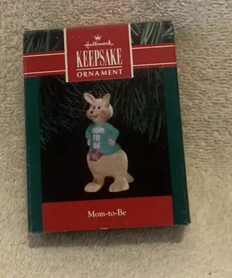 1991 Hallmark Keepsake Mom-To-Be Kangaroo Ornament - NEW • $7.99