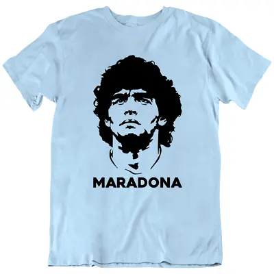 Diego Maradona Argentina Football Legend World Cup 80s 90s T Shirt Tee Gift New • $19.98