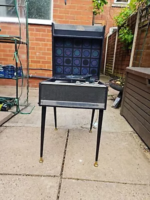 Vintage Dansette Bermuda Record Player All Works Perfectly Just A Few Scuffs  • £130