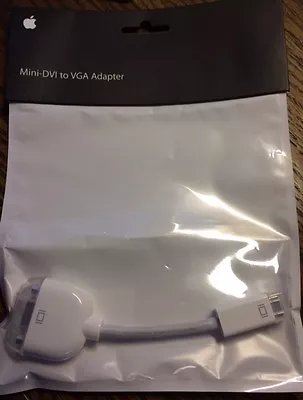 *new* Genuine Apple Macbook Mini-dvi To Vga Adapter-m9320g/a • $16.97