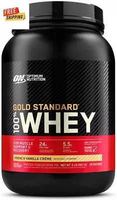 Optimum Nutrition Gold Standard 100% Whey Protein Powder - French Vanilla Creme  • $55.46