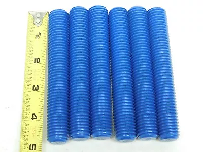 $29.99 • Buy (6) Full All Thread B7 STUD 3/4-10 X 4-3/4  BLUE Xylan Coated Structure Bolt NH