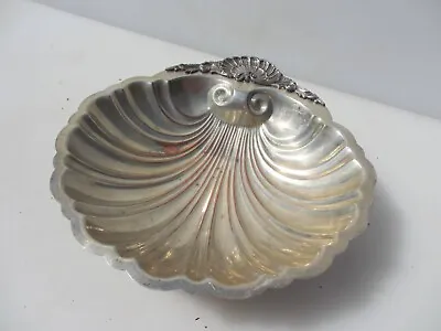 £19.80 • Buy Vintage Dish Bowl Holder Pot Silver Plated ESPN Shell Clam Antique Old Fruit 9 W