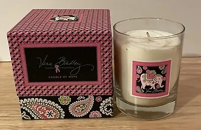 Vera Bradley Pink Elephants Candle Of Hope Breast Cancer Awareness New In Box • $19.99