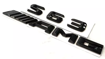 #1 Black S63+amg Fit Mercedes S63 Rear Trunk Emblem Badge Nameplate • $22.99