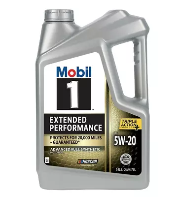 Mobil 1 Extended Performance Full Synthetic Motor Oil 5W-20 5QT • $26.99