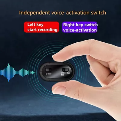 500 Hrs Mini Spy Voice Activated Recorder Digital Audio Magnetic 64GB MP3 Player • $32.29