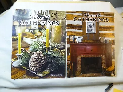 MERCANTILE GATHERINGS MAGAZINES 2016 - Lot Of 2 - Summe Winter. 17970 • $12.50