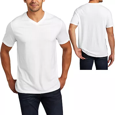 Mens Tri Blend Soft Blended V-Neck T-Shirt Tee 5 Colors XS-4XL NEW! • $8.73