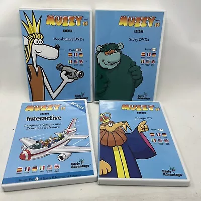 Muzzy Level II - Interactive Language Learning BBC Games And Software (DVDs CD) • $82.69
