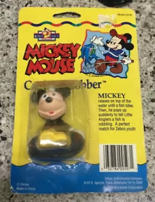 Vintage Zebco Disney Mickey Mouse Catch ‘em Bobber For Fishing NEW 1994 • $10.99