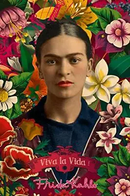 Frida Kahlo Viva La Vida! Laminated Poster - 24.5  X 36.5  • $20.49