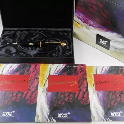 Montblanc Writers Edition 1995 Voltaire Fountain Pen M (MINT) With Box • $999