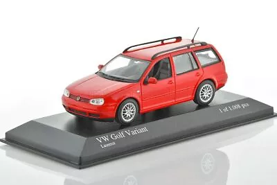 Volkswagen Golf IV Variant Red 1997 1/43 MINICHAMPS 430056011 • $73.44