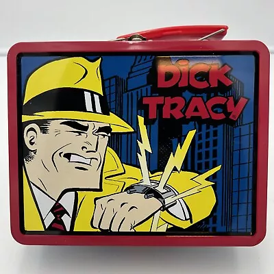 DICK TRACY Mini Tin Metal Lunch Box 1998 Vintage Limited Edition • $17.99