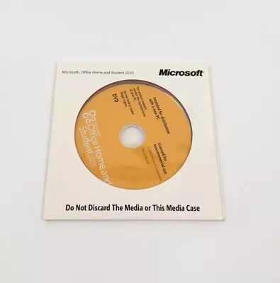 MS Microsoft Office 2010 Home And Student Unlimited -Noncommercial Use- OEM • $80