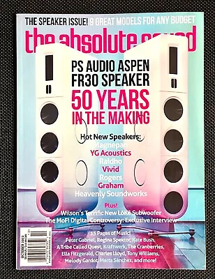 Absolute Sound - October 2022 - New Speakers PS Audio Magnepan YG Accoustics + • $12.79