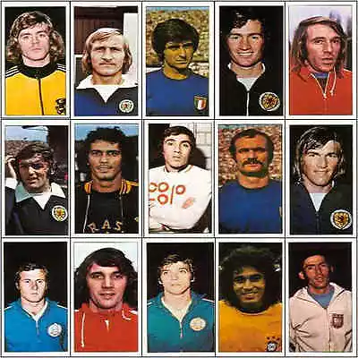 Barratt / Bassett Single Football Cigarette Cards 1974 World Cup Various Multi • £1.75