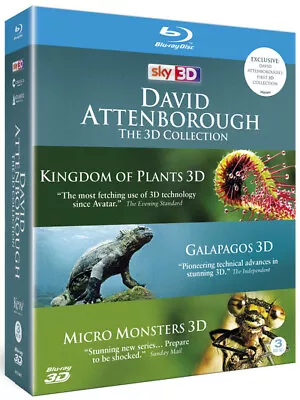 David Attenborough: The Collection Blu-ray (2014) David Attenborough Cert E 3 • £17.93