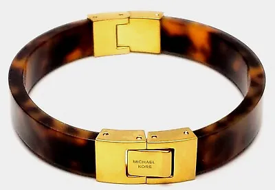 Michael Kors Tortoise Shell Bangle Bracelet - Hinged • $39