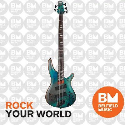 Ibanez SRMS805-TSR Bass Guitar 5-String Tropical Seafloor - Belfield Music • $1649