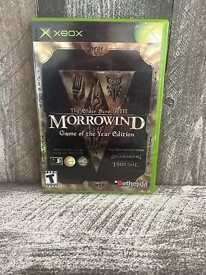 Elder Scrolls III: Morrowind GOTY (Microsoft Xbox 2002) Video Game • $14.99