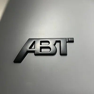 ABT Matte Black Badge Rear Tailgate Boot VW SEAT AUDI SKODA • £6.45