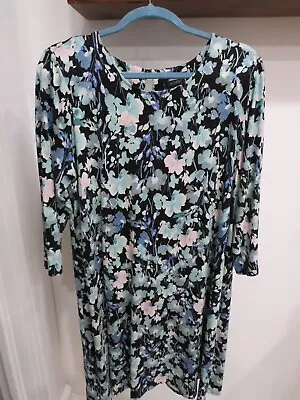 Pretty J. Jill Wearever Collection Large Spring/Summer Floral Dress • $29.99