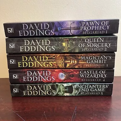 The Belgariad Series Collection David Eddings 5 Books Set Pawn Of Prophecy VGC • £13.99