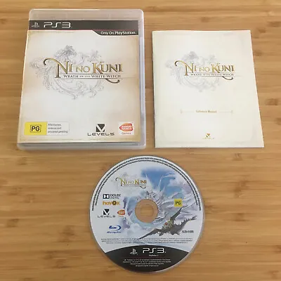 Ni No Kuni: Wrath Of The White Witch | Sony PS3 Game | Like New Disc | AU Seller • $14.20