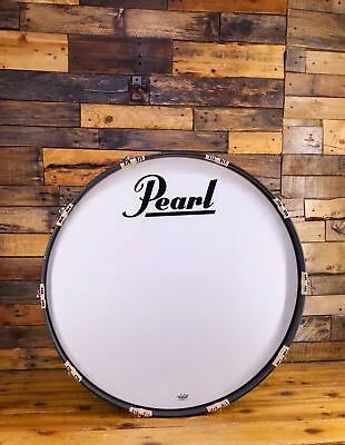 Pearl 28 X 14 In. Championship Maple Marching Bass Drum Midnight Black • $252