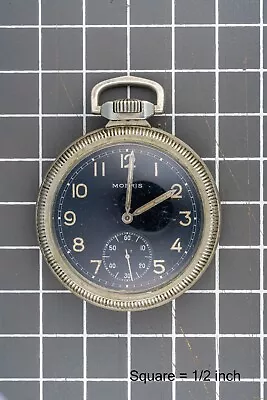 MOERIS  Cal 19H British Military Pocket Watch (WW2 ERA) RUNNING - PW20 • $285