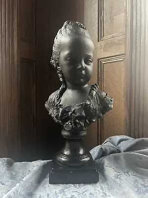 Vintage Borghese Bust Of A Young Aristocratic  Girl By Fernando Cian • $125