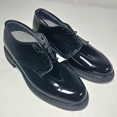 CAPPS High Gloss Military Uniform Dress Shoes Black Men's Size 8 E • $29.99
