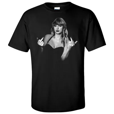 Taylor Swift Middle Finger T-Shirt - Black • $19.99