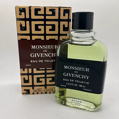 Vintage Monsieur De Givenchy 109ml Eau De Toilette 1970's New In Box • $249.99