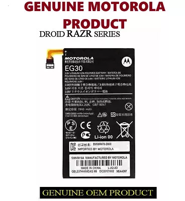 BATTERY MOTOROLA DROID RAZR D3 XT920 M XT907 RAZR I SCORPION Mini • $13.60